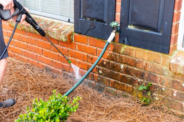 Brick Home Power Washing in Laguna Niguel