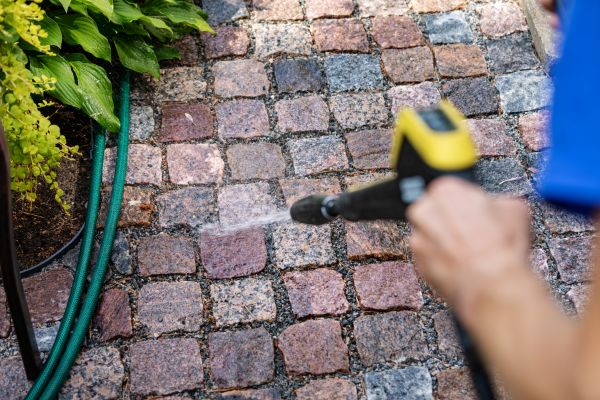 Paver Sidewalk Cleaning in Laguna Niguel