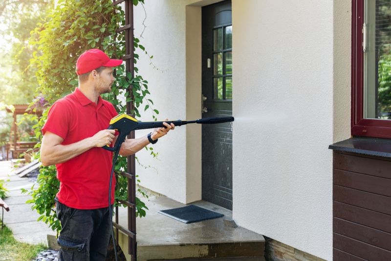 Building Exterior Power Washing